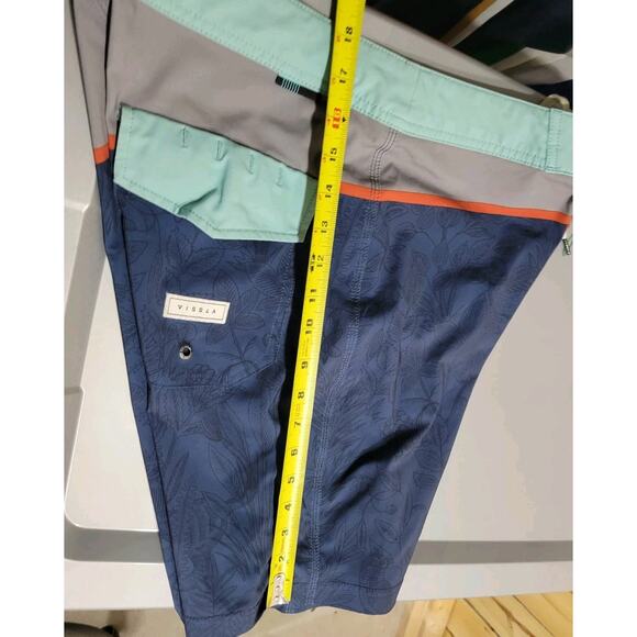 Vissala Board Shorts Mens Sz 30 Upcycle Cocotex Poly Stretch - Picture 11 of 13